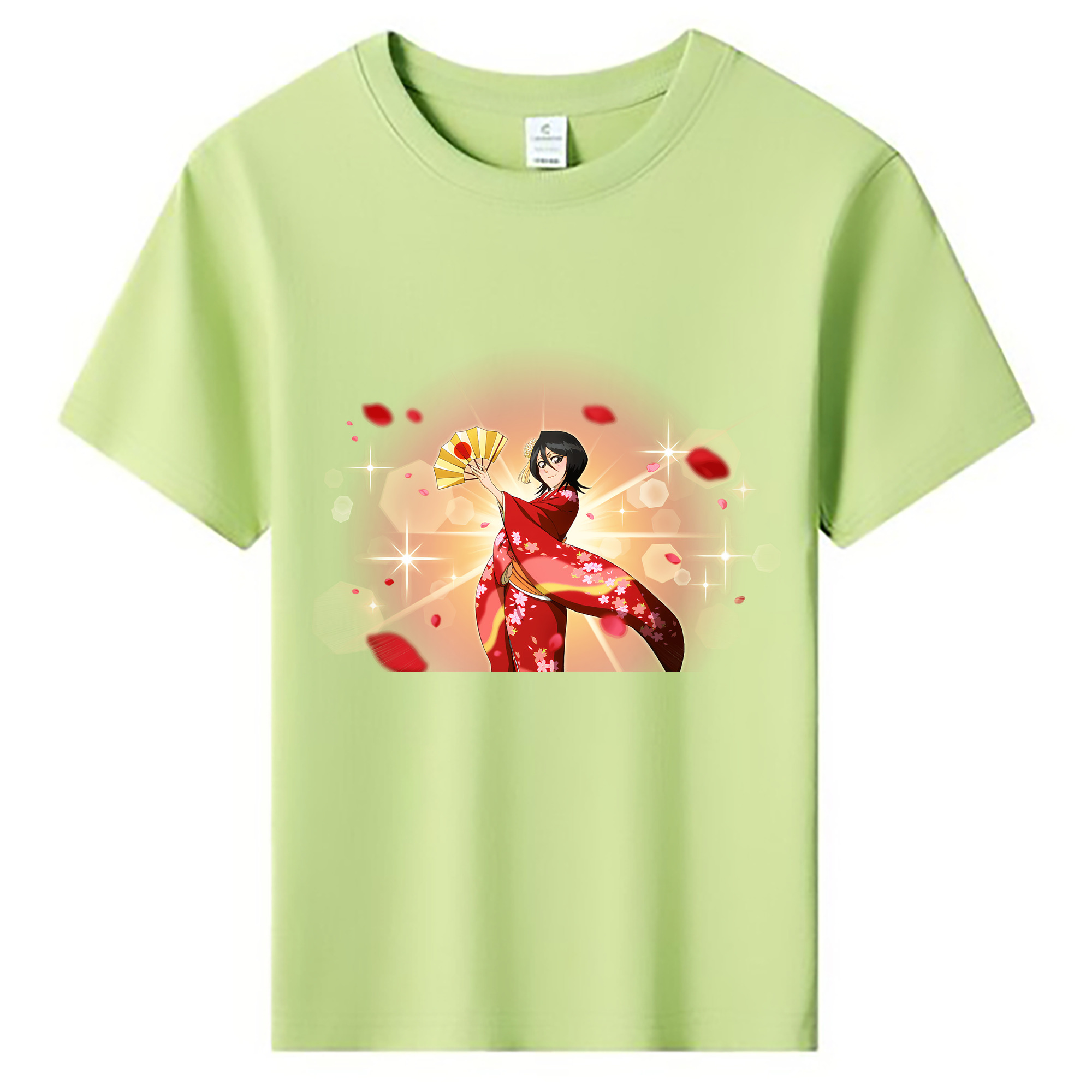 （画像用） ブリーチ 朽木ルキア BLEACH Kuchiki Rukia 綿100％キッズTシャツ（フロントプリント）